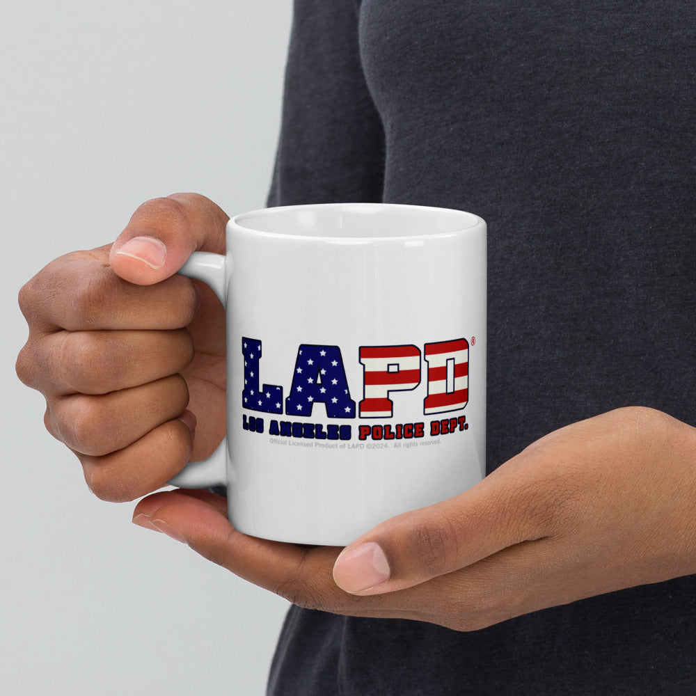 LAPD Stars & Stripes Mug