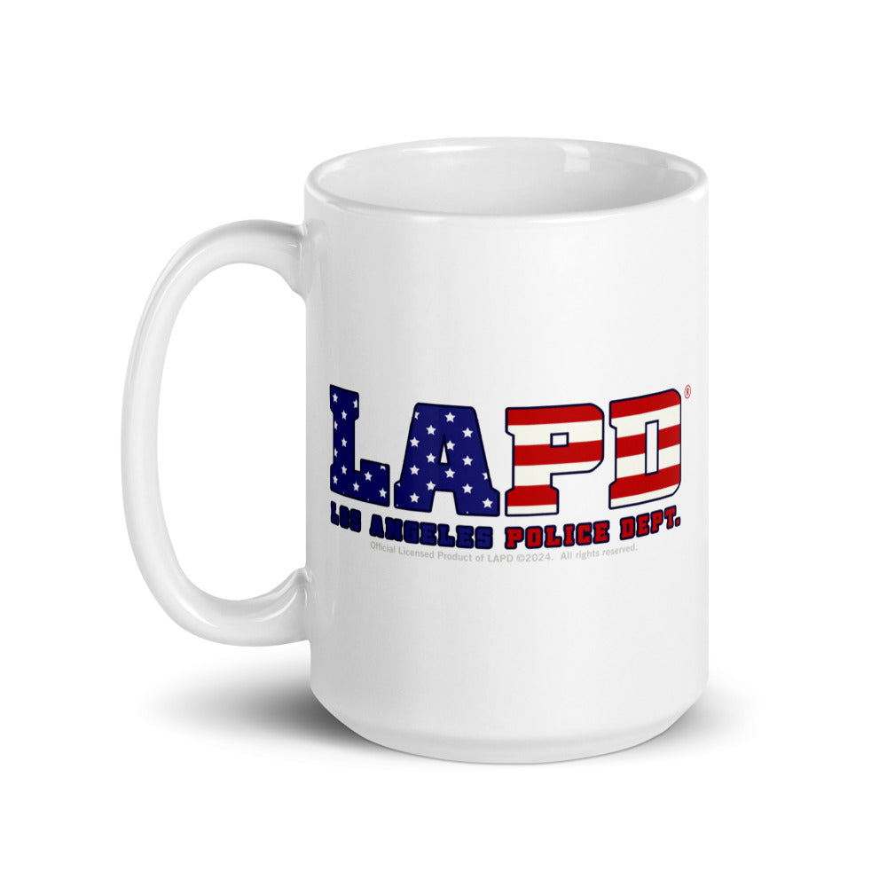 LAPD Stars & Stripes Mug