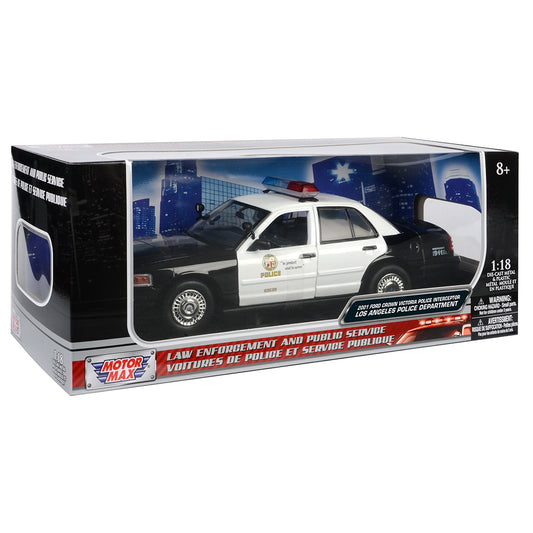 LAPD 1:18 Police Interceptor 2001 Ford Crown Victoria-13