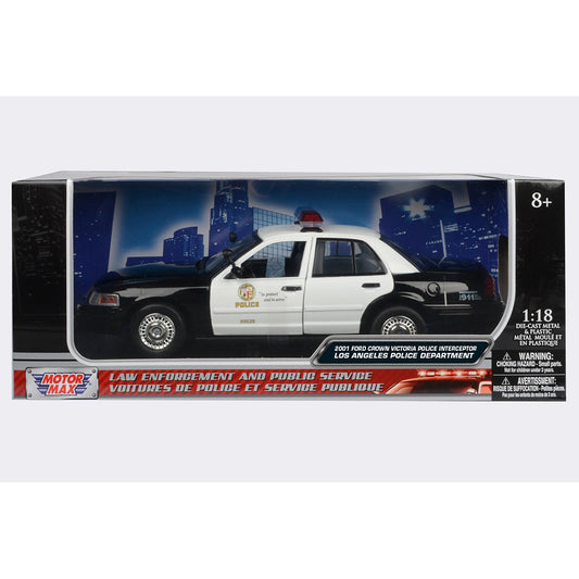 LAPD 1:18 Police Interceptor 2001 Ford Crown Victoria-7