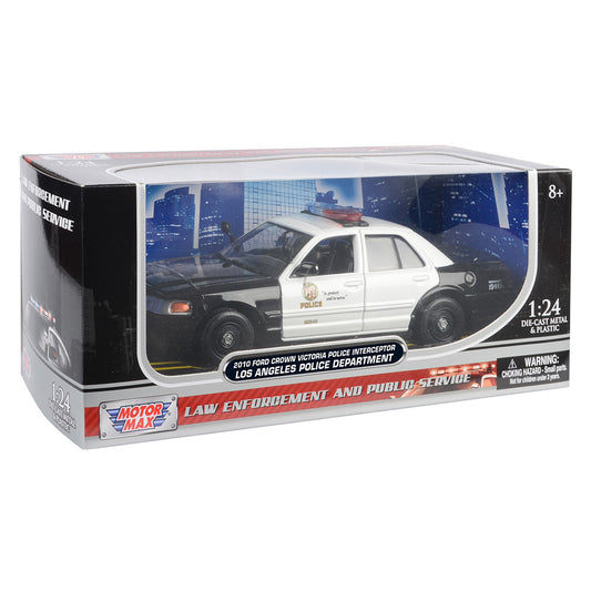 LAPD 1:24 Police Interceptor 2010 Ford Crown Victoria-13