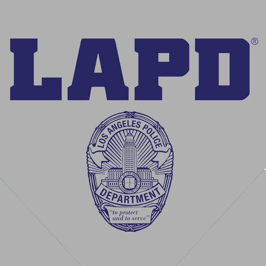 LAPD Badge Pet Bandana-1