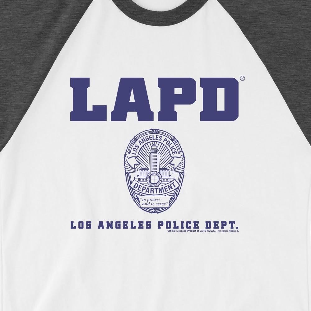 LAPD Badge Raglan