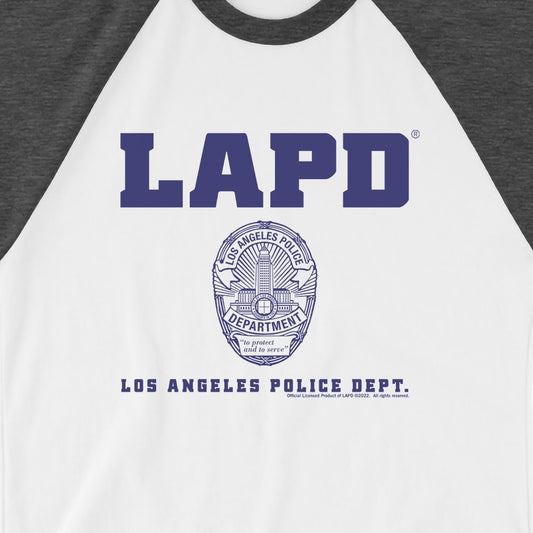 LAPD Badge Raglan-1