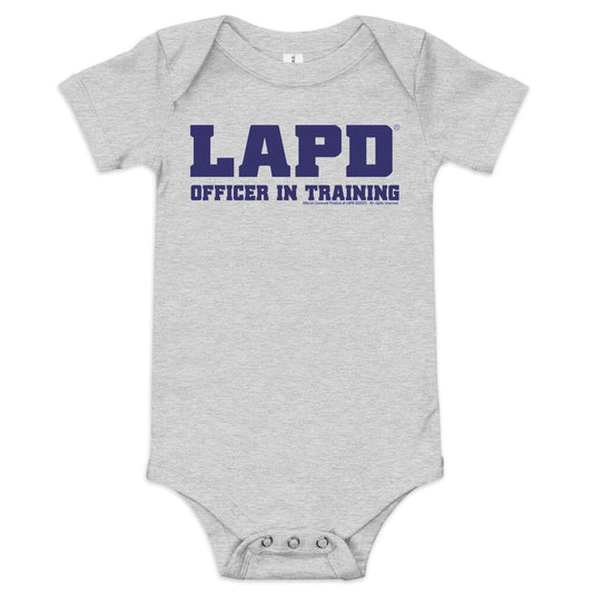 LAPD Officer In Training Baby Bodysuit-0