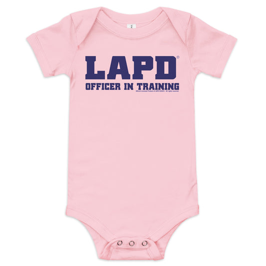 LAPD Officer In Training Baby Bodysuit-5