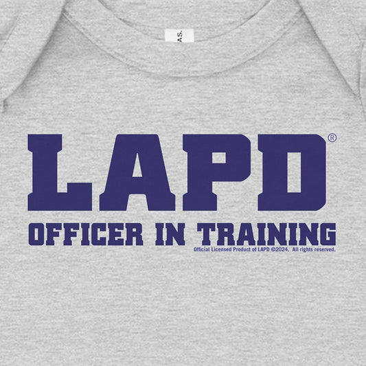 LAPD Officer In Training Baby Bodysuit-1