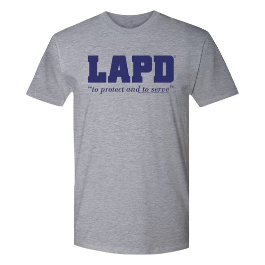 LAPD  To Protect And Serve Logo T-Shirt-0