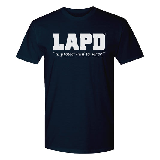 LAPD  To Protect And Serve Logo T-Shirt-2